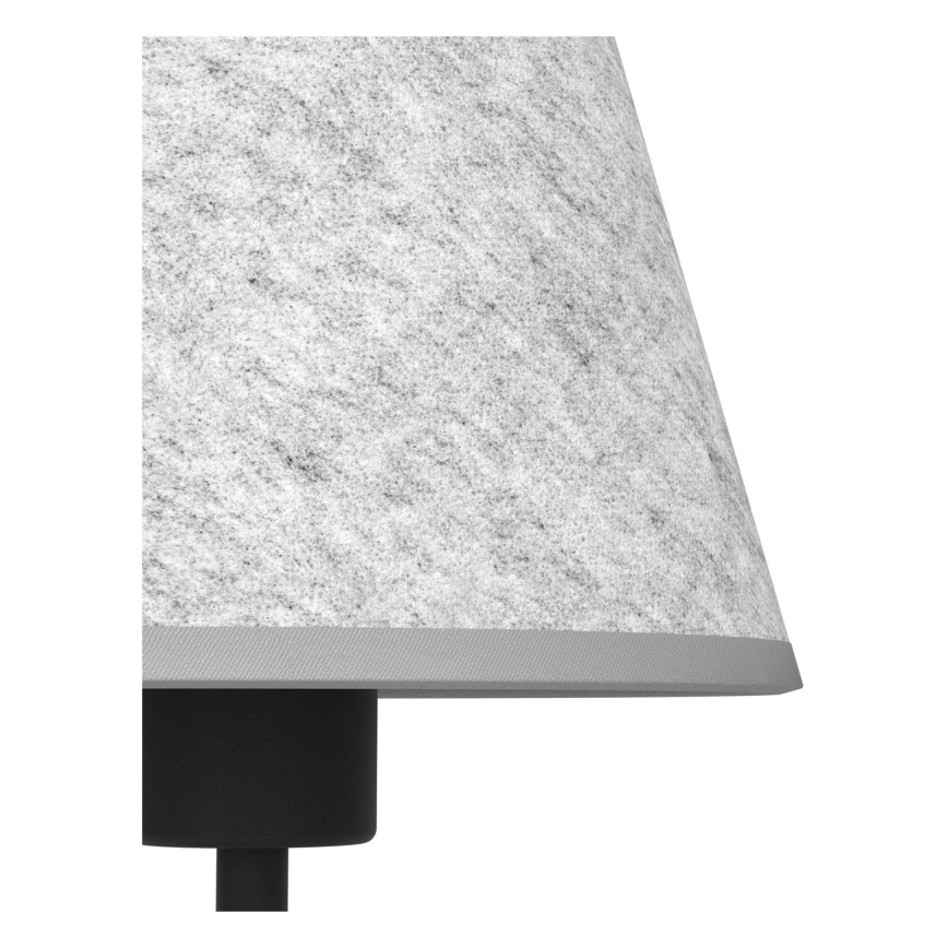 Eglo - Galda lampa 1xE27/40W/230V pelēka