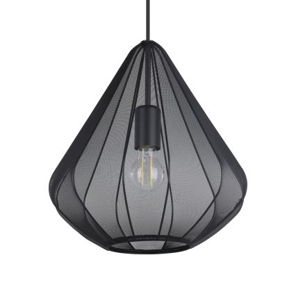 Eglo - Lustra ar auklu 1xE27/40W/230V d. 33,5 cm melna