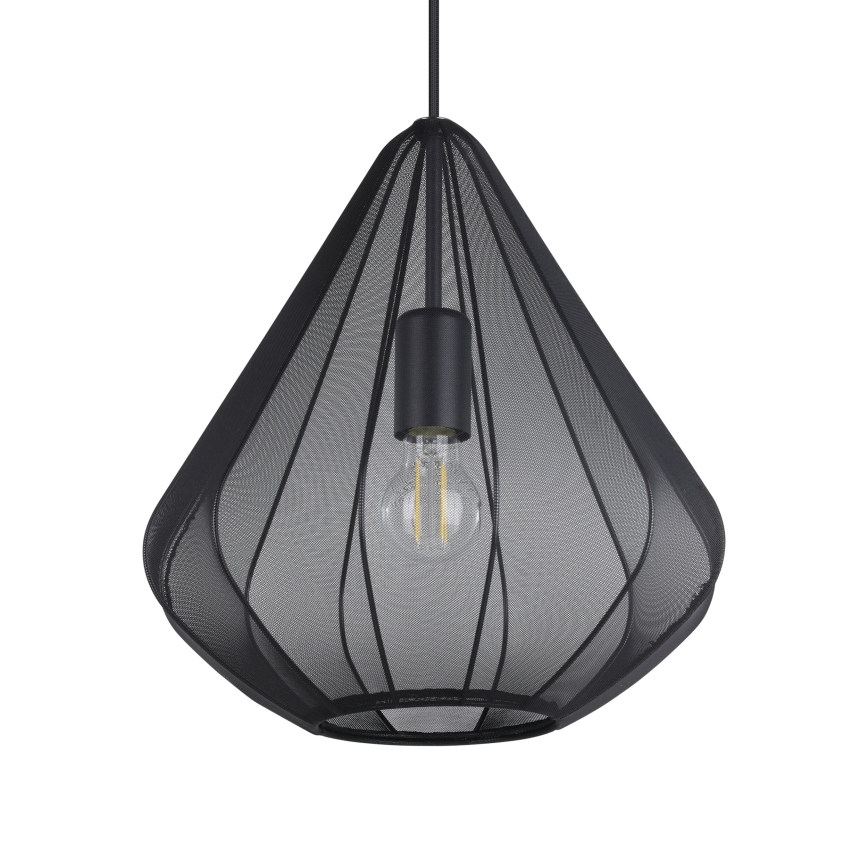Eglo - Lustra ar auklu 1xE27/40W/230V d. 33,5 cm melna