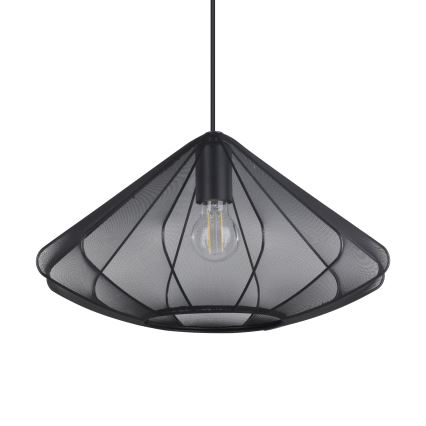 Eglo - Lustra ar auklu 1xE27/40W/230V d. 42,5 cm melna