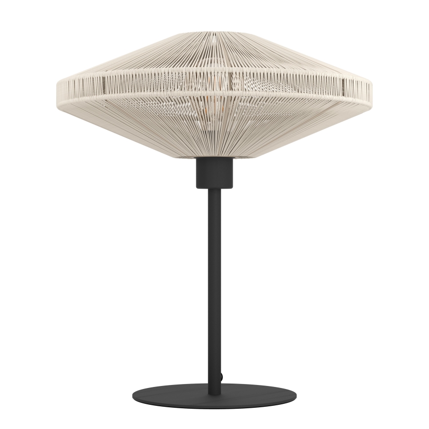 Eglo - Galda lampa 1xE27/40W/230V krēmkrāsaina