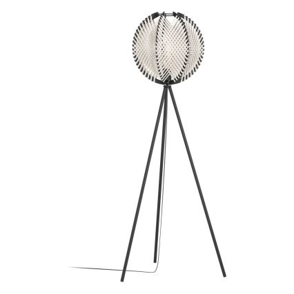Eglo - Grīdas stāvlampa 1xE27/40W/230V balta/melna