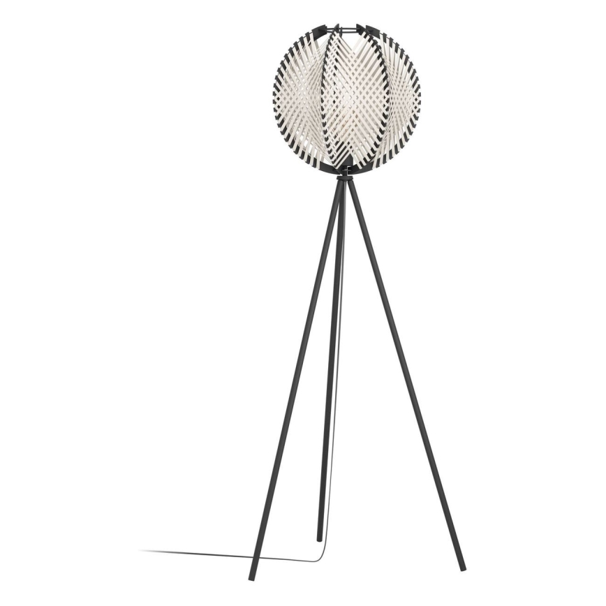Eglo - Grīdas stāvlampa 1xE27/40W/230V balta/melna