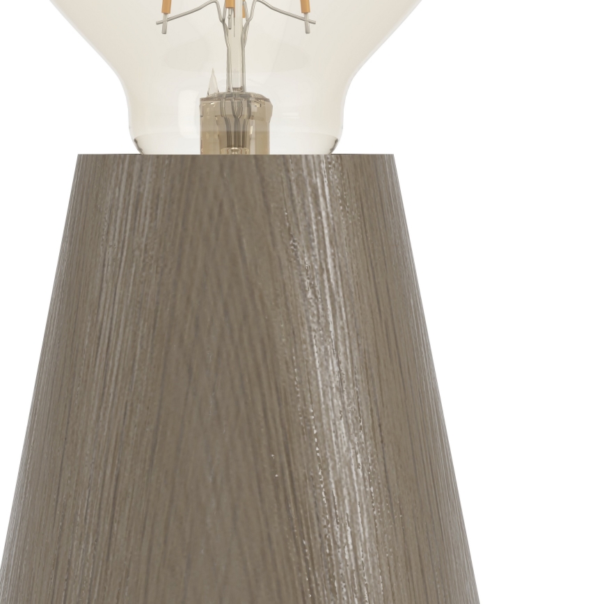 Eglo - Galda lampa 1xE27/40W/230V brūna