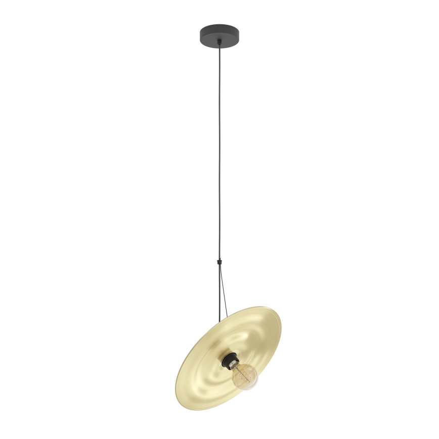 Eglo - Lustra ar auklu 1xE27/40W/230V zelta