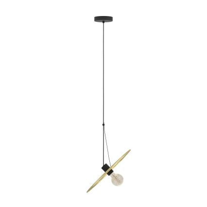 Eglo - Lustra ar auklu 1xE27/40W/230V zelta