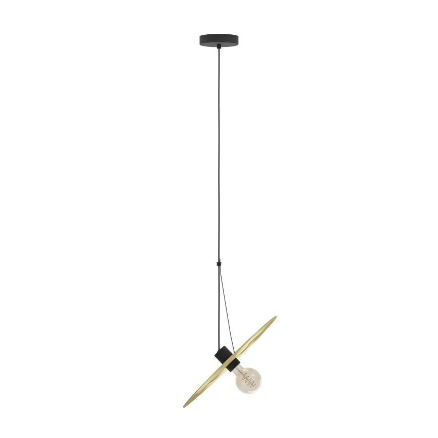 Eglo - Lustra ar auklu 1xE27/40W/230V zelta