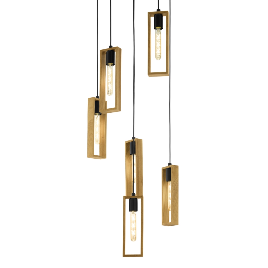 Eglo - Lustra ar auklu 6xE27/60W/230V - FSC sertificēts