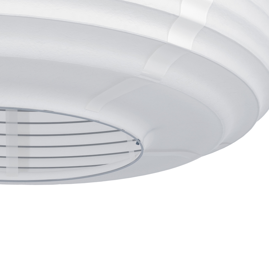 Eglo - Pakaramā lampa ar kabeli 1xE27/40W/230V, Ø 40 cm, balta/bēša
