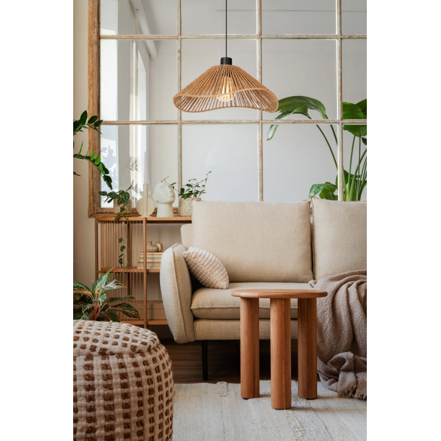 Eglo - Lustra ar auklu 1xE27/60W/230V brūna