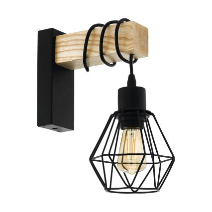 Eglo - Sienas lampa TOWNSHEND 1xE27/60W/230V