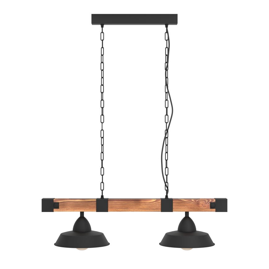 Eglo - Lustra ar ķēdi 2xE27/60W/230V - FSC sertificēts