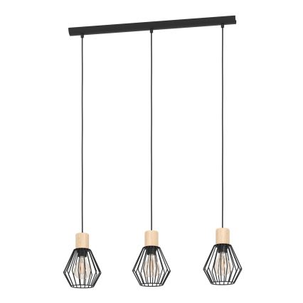 Eglo - Lustra ar auklu 3xE27/60W/230V - FSC sertificēts