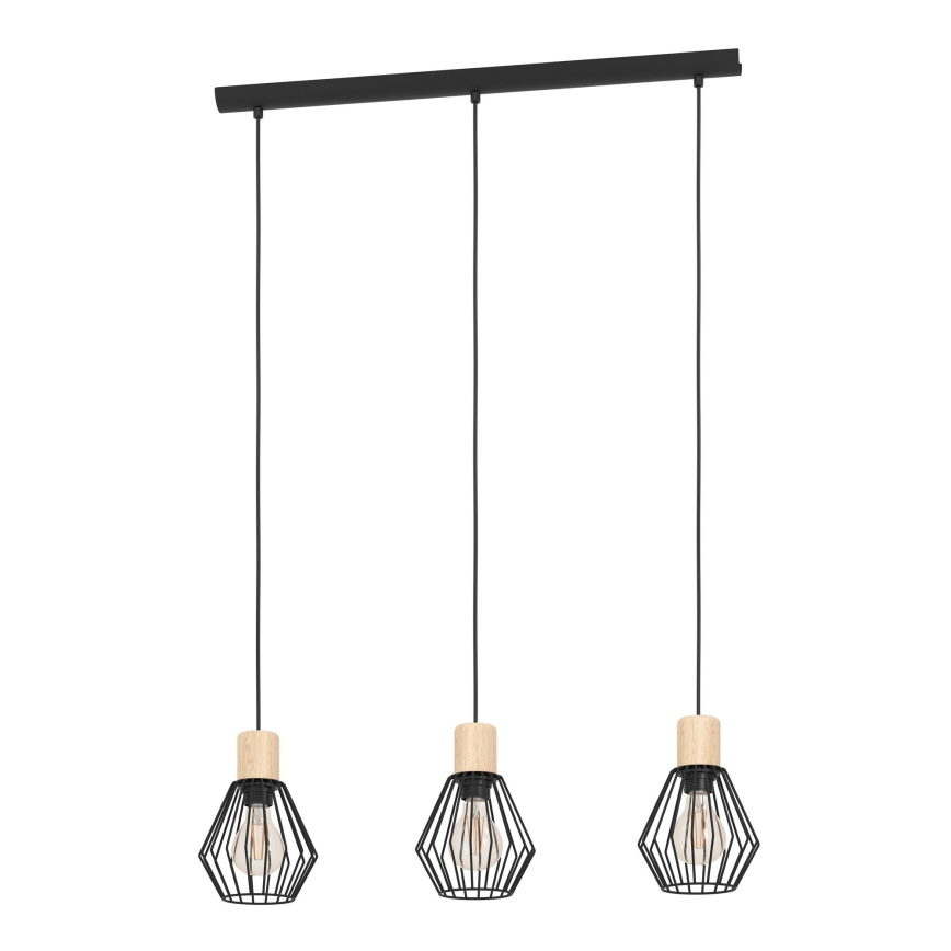 Eglo - Lustra ar auklu 3xE27/60W/230V - FSC sertificēts