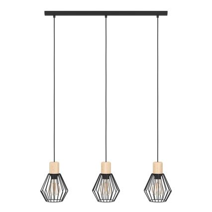 Eglo - Lustra ar auklu 3xE27/60W/230V - FSC sertificēts