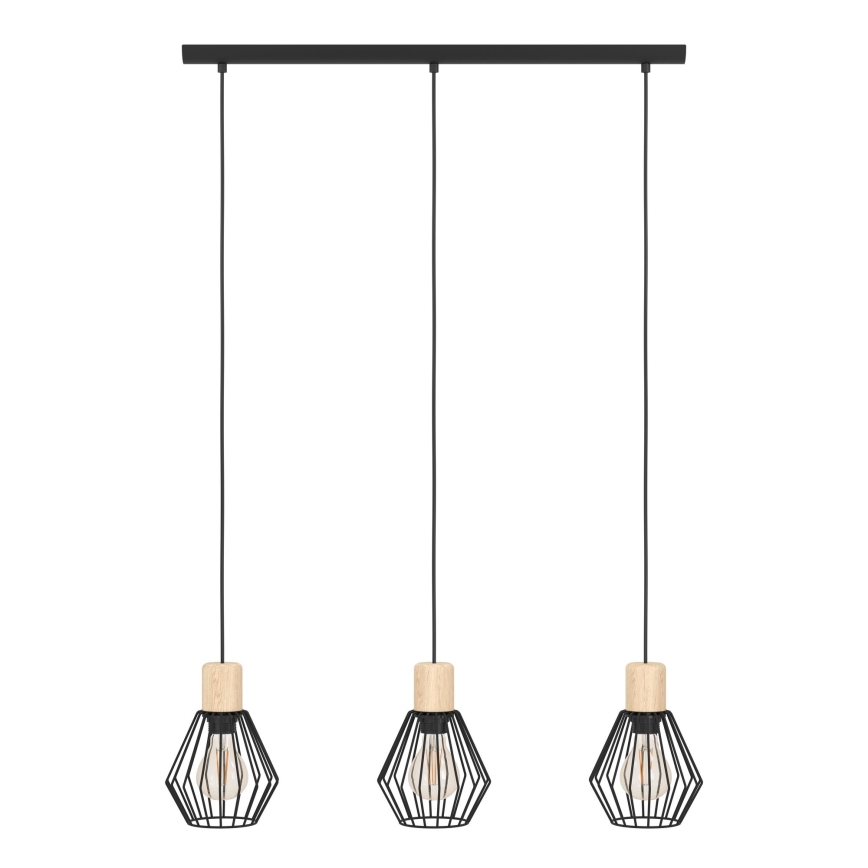 Eglo - Lustra ar auklu 3xE27/60W/230V - FSC sertificēts