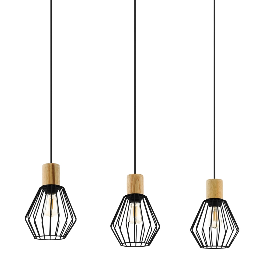 Eglo - Lustra ar auklu 3xE27/60W/230V - FSC sertificēts