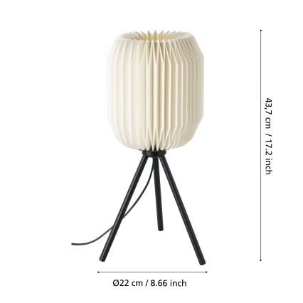 Eglo - Galda lampa 1xE27/40W/230V