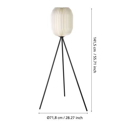 Eglo - Grīdas stāvlampa 1xE27/40W/230V