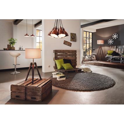 Eglo - Grīdas lampa 1xE27/60W/230V