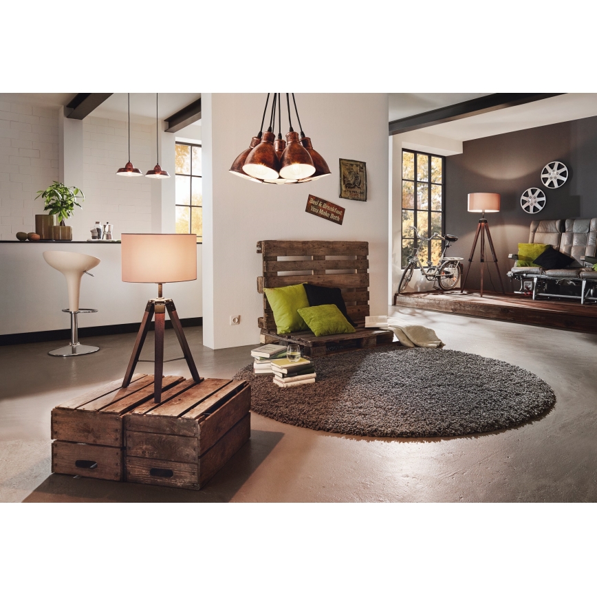 Eglo - Grīdas lampa 1xE27/60W/230V