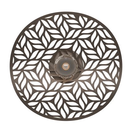 Eglo - Griestu lampa 1xE27/60W/230V Ø 40 cm, bronzas krāsā