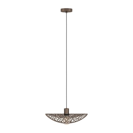 Eglo - Pakaramā lustra ar vadu 1xE27/60W/230V Ø 40 cm bronzas krāsa