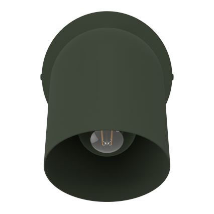 Eglo - Sienas virziena gaismeklis 1xE14/40W/230V, zaļš