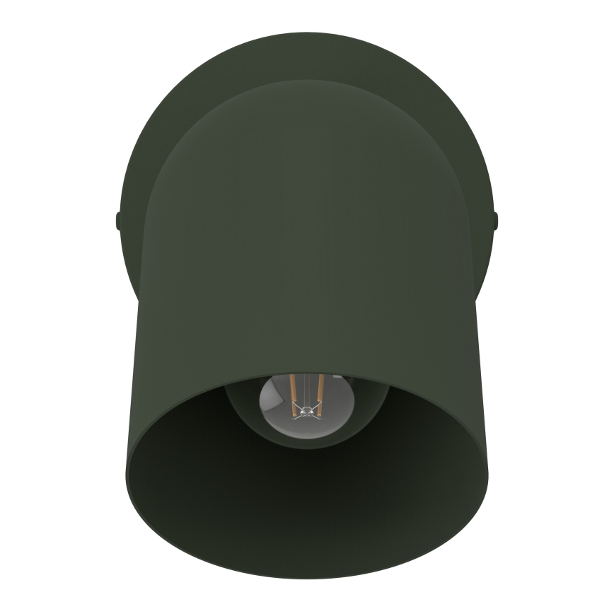 Eglo - Sienas virziena gaismeklis 1xE14/40W/230V, zaļš