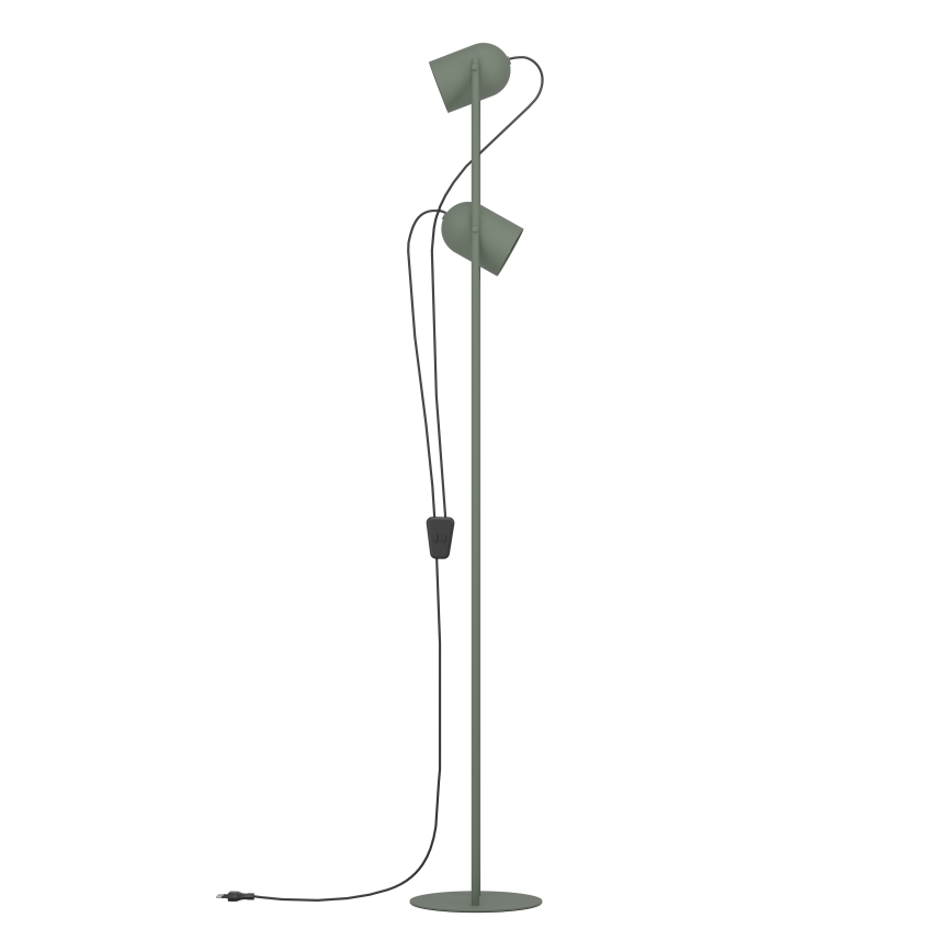 Eglo - Grīdas lampa 2xE14/8W/230V zaļa