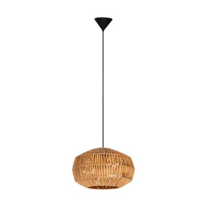 Eglo - Pakaramā lampa uz vada 1xE27/40W/230V brūna