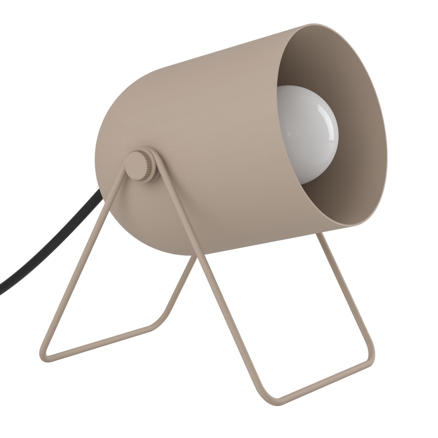 Eglo - Bēša galda lampa 1xE14/8W/230V