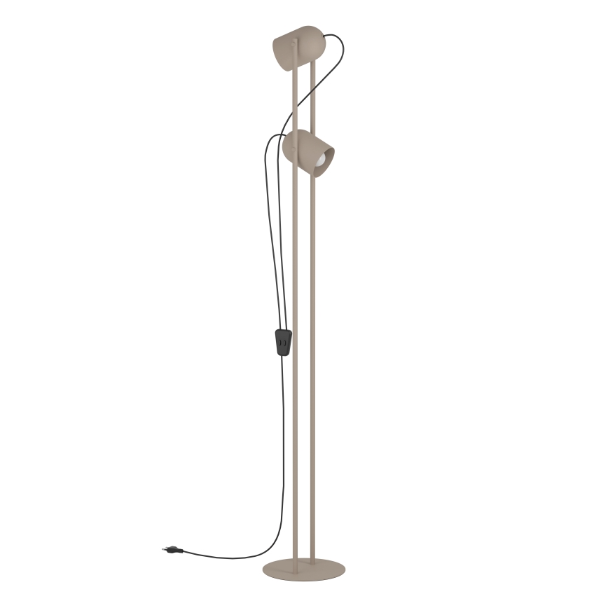 Eglo - Grīdas lampa 2xE14/8W/230V bēša