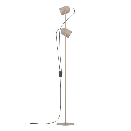 Eglo - Grīdas lampa 2xE14/8W/230V bēša