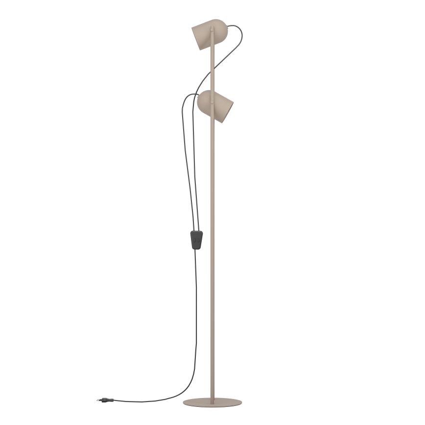 Eglo - Grīdas lampa 2xE14/8W/230V bēša