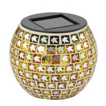 EGLO 47217 - Saules enerģijas gaisma BLATT 1xLED/0,03W oranža IP44