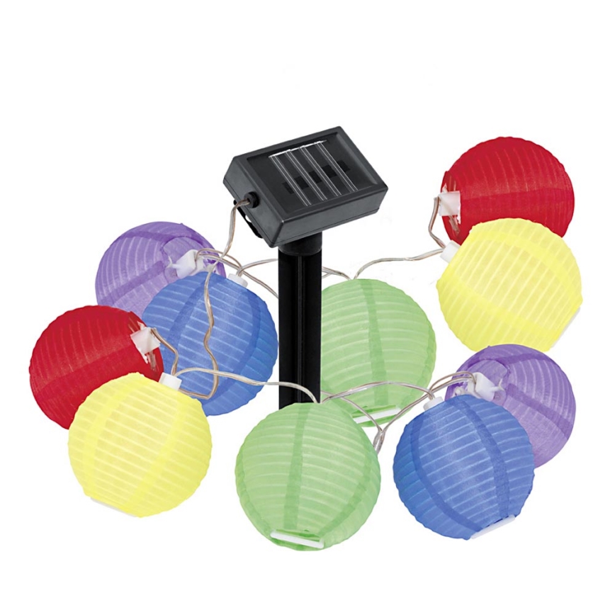 EGLO 47339 - Saules enerģijas dārza gaismeklis baloni 10xLED/0.075W