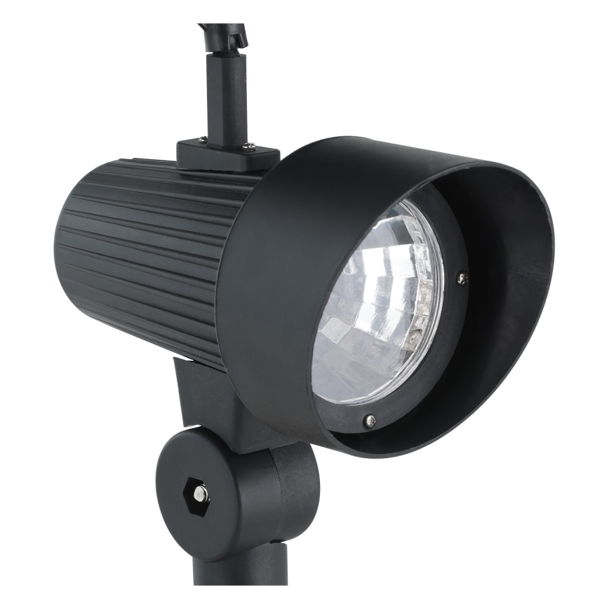 Eglo - Komplekts 3x LED saules gaismekļi ar sensoru LED/200 mAh IP44 melni