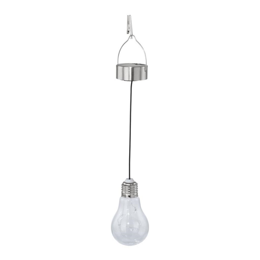 Eglo 48514 - LED Saules enerģijas piekaramā lampa LED/0,06W/1,2V 150mAh IP44 spīdīgi hromēts