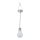 Eglo 48514 - LED Saules enerģijas piekaramā lampa LED/0,06W/1,2V 150mAh IP44 spīdīgi hromēts