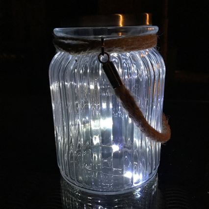 Eglo 48567 - Saules gaismeklis SOLAR LED/1xAA 300 mAh caurspīdīgs IP44