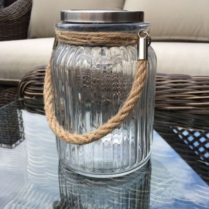 Eglo 48567 - Saules gaismeklis SOLAR LED/1xAA 300 mAh caurspīdīgs IP44