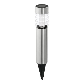 Eglo 48581 - Saules enerģijas lampa LED/0,06W/1,2V IP44 matēts hroms