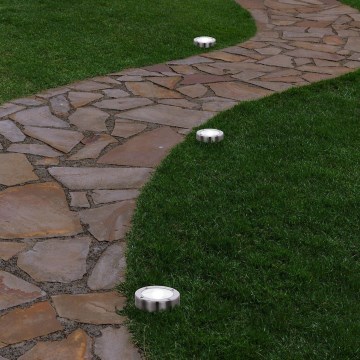 Eglo 48777 - LED saules gaismeklis ar sensoru LED/0,07W/1,2V 200 mAh matēts hroms