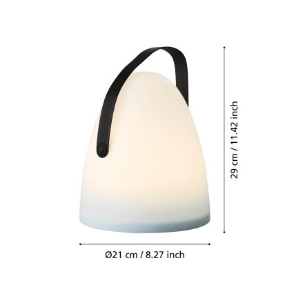 Eglo 48841 - LED Āra galda lampa COLLIRADOS LED/3xAA IP44
