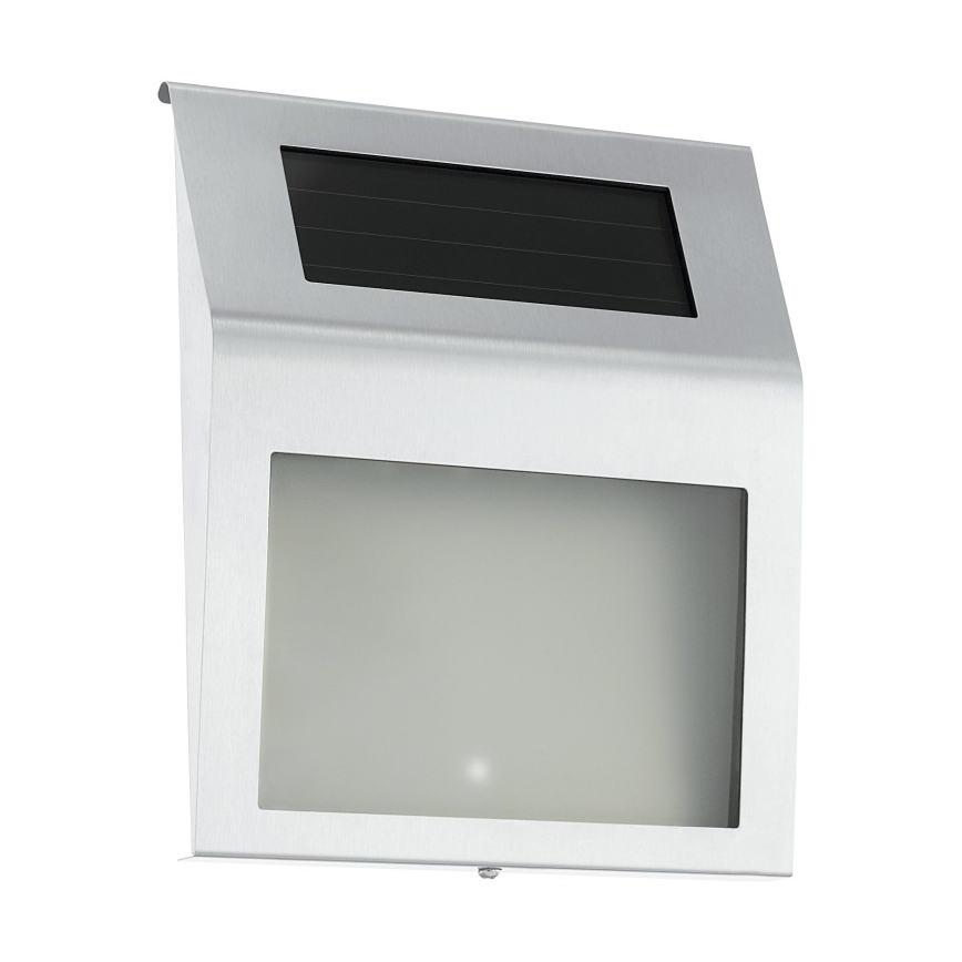 Eglo 48875 - LED Saules mājas numurs LED/1,2W/1,2V 300 mAh IP44 matēts hroms