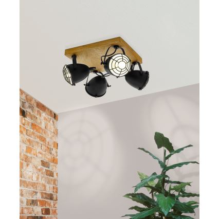 Eglo 49079 - GATEBECK 4xE14/40W/230V virziena gaismeklis