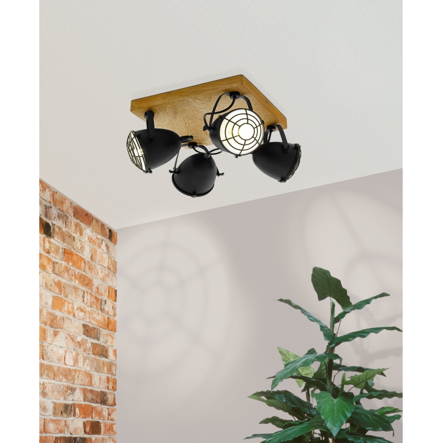 Eglo 49079 - GATEBECK 4xE14/40W/230V virziena gaismeklis