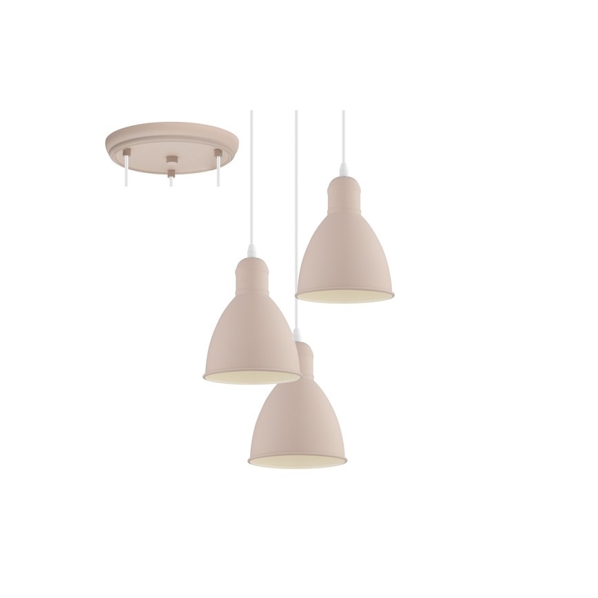 EGLO 49084 - Lustra ar auklu PRIDDY-P 3xE27/60W/230V