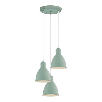 EGLO 49095 - Lustra ar auklu PRIDDY-P 3xE27/60W/230V